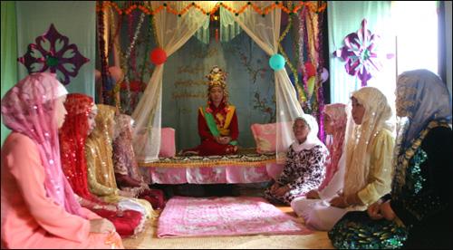 Cham ethnic wedding ceremony