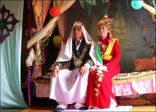 Cham ethnic wedding ceremony