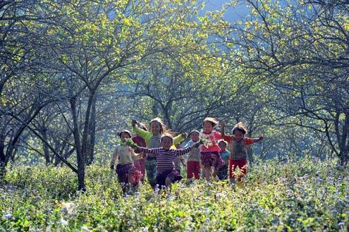 Joining Fun in Traditional games of children in Vietnam’s mountainous region Joining Fun in Traditional games of children in Vietnam’s mountainous region
