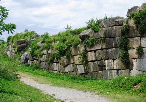 The rock unique construction of Ho Citadel