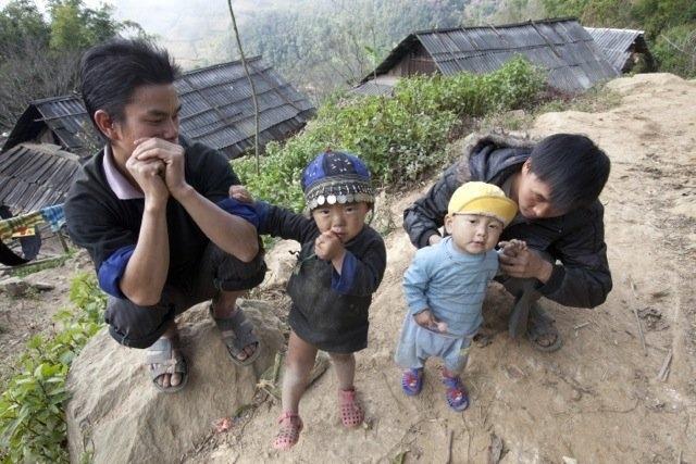 mu cang chai, kids, children, school