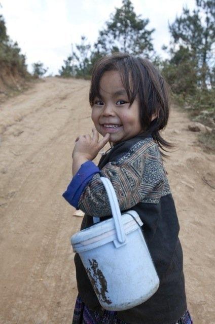 mu cang chai, kids, children, school